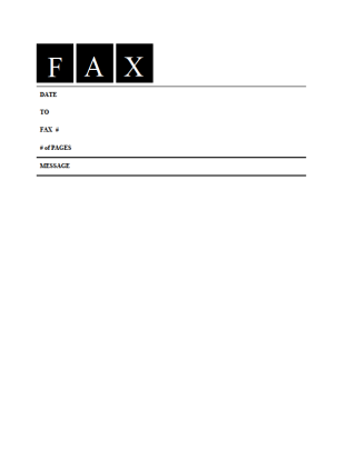Fax cover sheet 5
