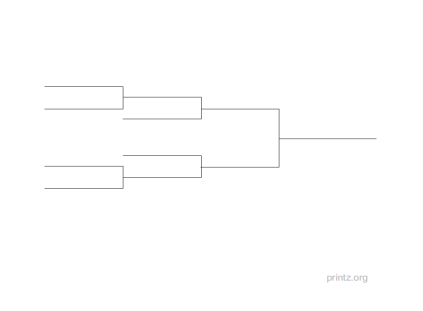 6 Team Single Elimination Bracket