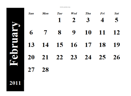 printable February 2011 2011 calendar printable february. printable February 2011