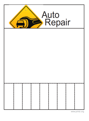 Auto Repair Flyers on Auto Repair Flyer