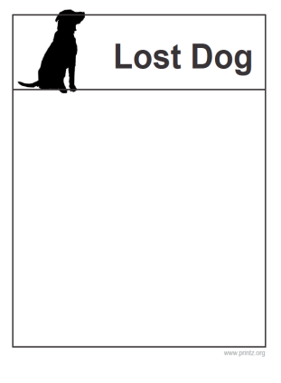 Lost Dog Flyer