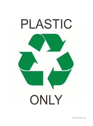 Recycle Plastics Only