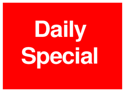 Daily Special (on Red)