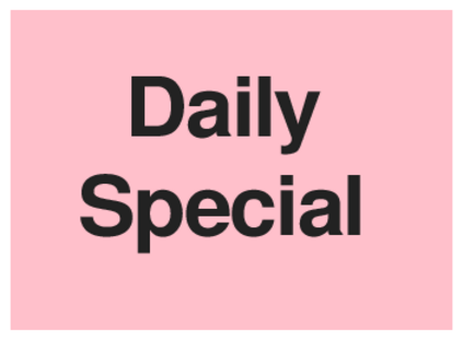 Daily Special (on Pink)