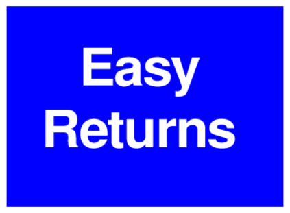 Easy Returns (on Blue)