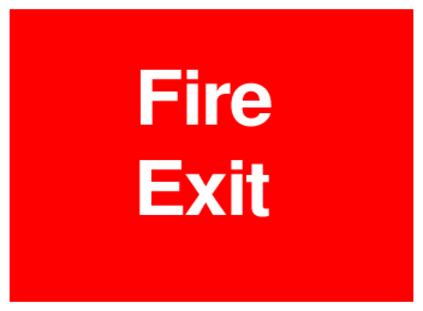 Fire Exit (on Red)