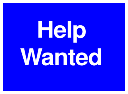 Help Wanted (on Blue)