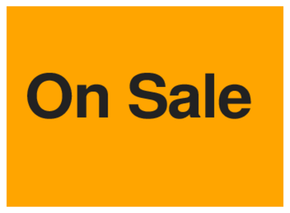On Sale (on Orange)
