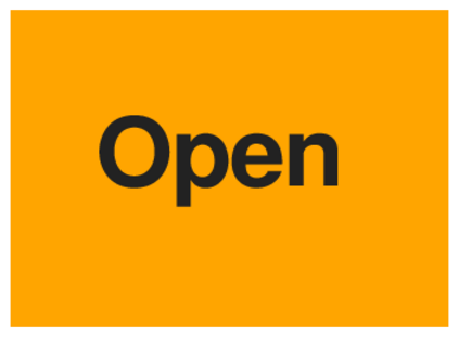 Open (on Orange)
