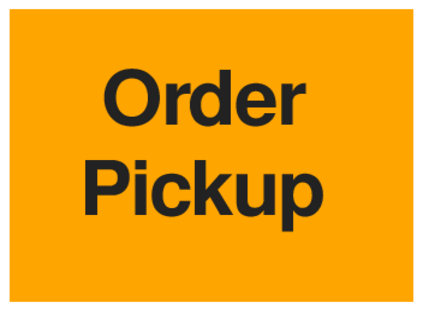 Order Pickup (on Orange)