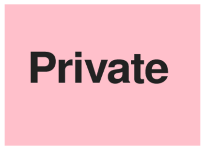 Private (on Pink)