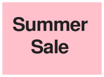 Summer Sale (on Pink)